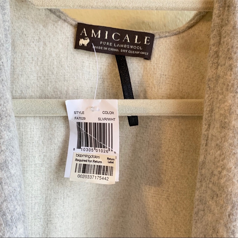 Amicale Pure Lambswool Ruana - Picture 3 of 4